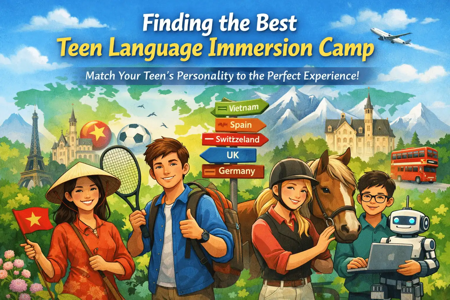language immersion camps especially for teens