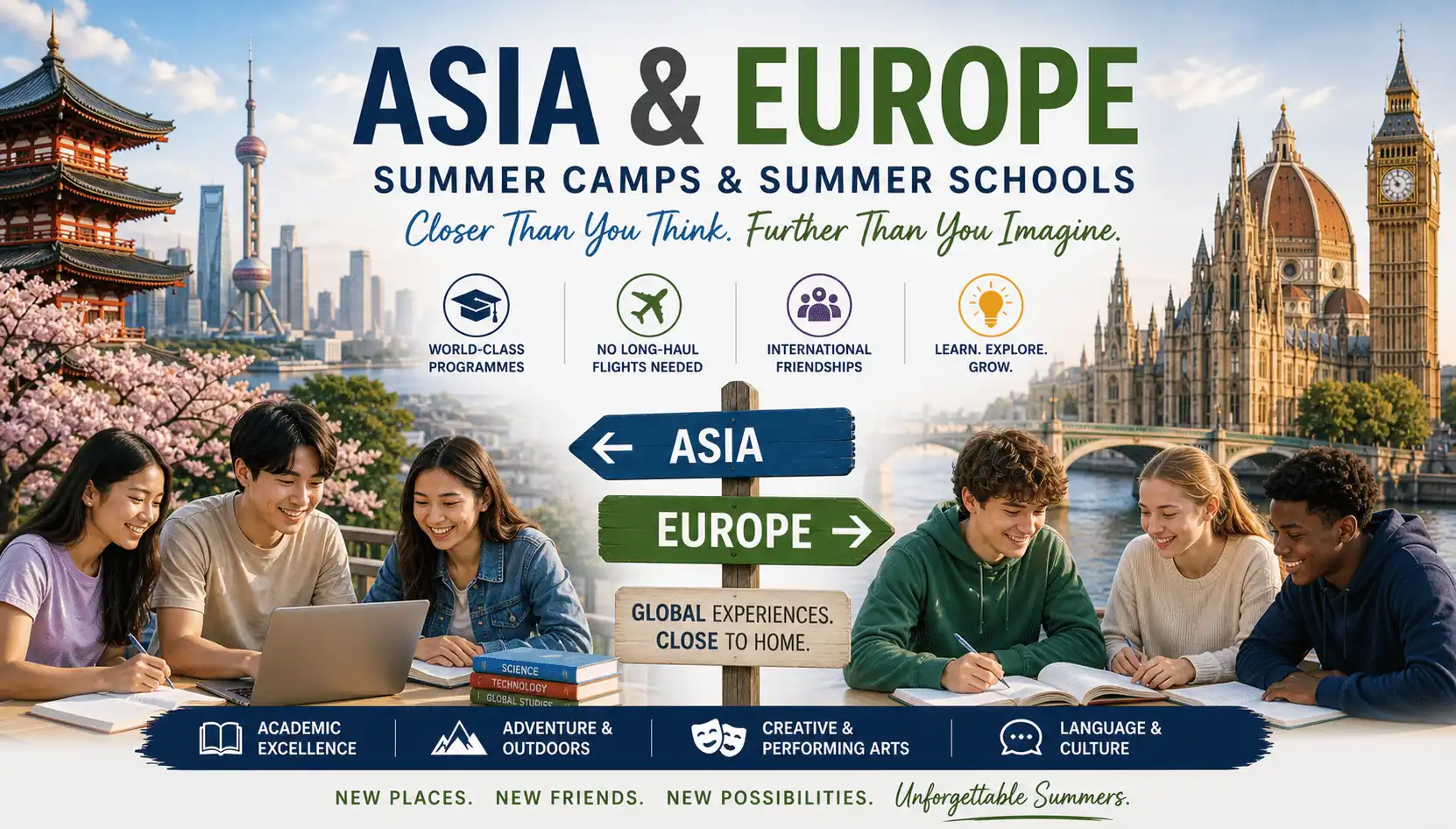Thinking of Staying Closer To Home This Summer? Part 1: Asia and Europe
