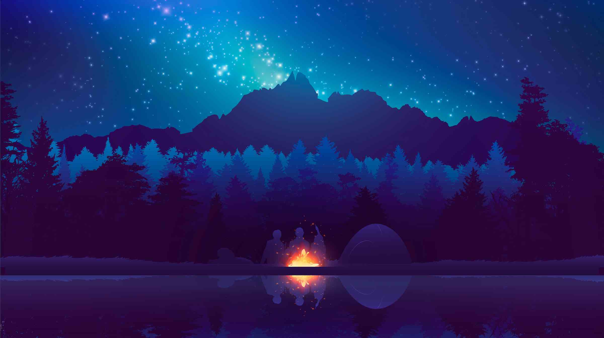 Camp CTA background